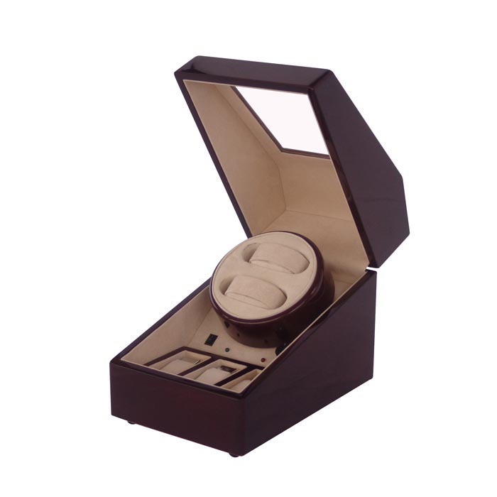 OEEA Dual Watch winder with 3 watch storage TWB202