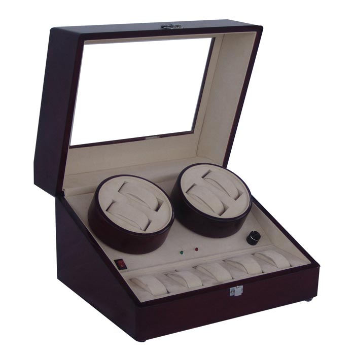 OEEA 4 Watch winders with 3 watch storage TWB204