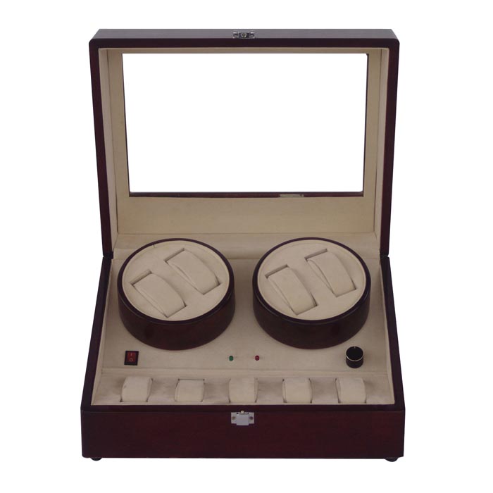 OEEA 4 Watch winders with 3 watch storage TWB204